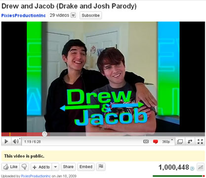 Drew and Jacob finally hits 1 MILLION VIEWS!